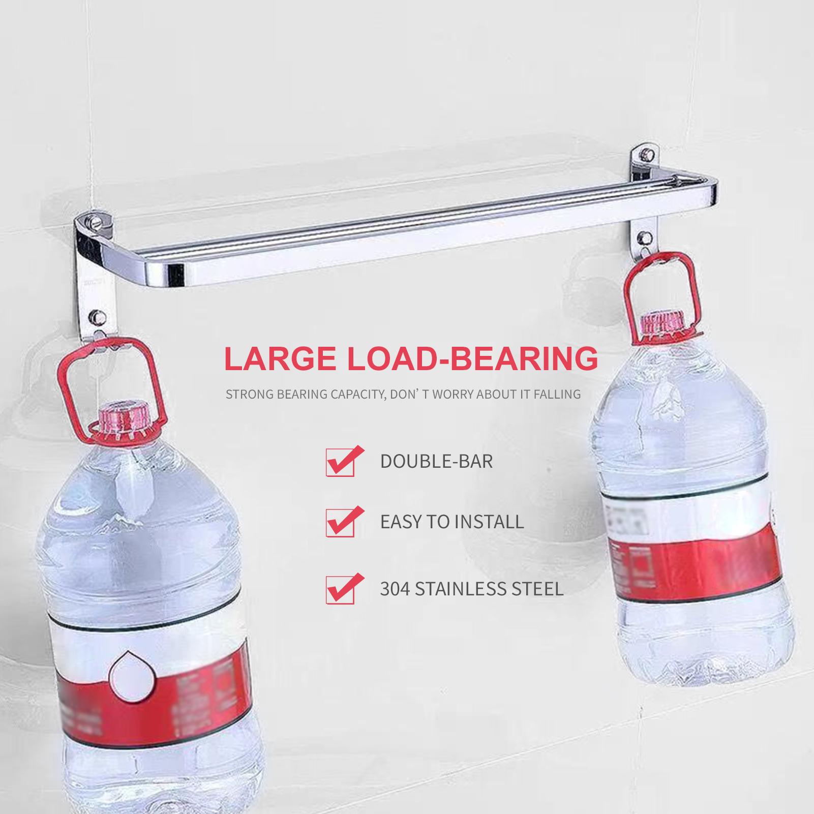 Giá để khăn tắm 2 thanh 23 inch, thanh treo khăn tắm treo tường