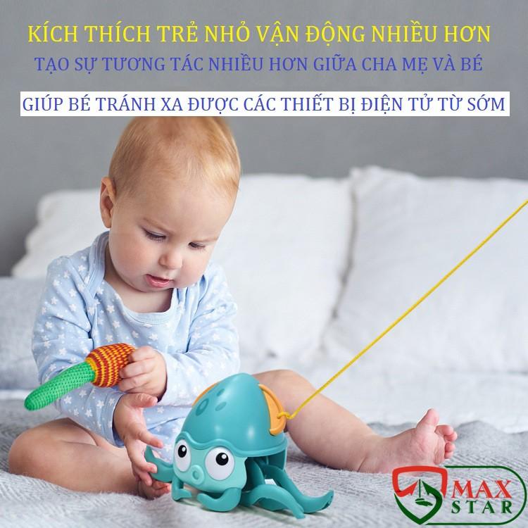 Đồ chơi bạch tuộc bơi lội trong nước lên cót chạy ngang Đồ chơi nhà tắm tắm vui nhộn cho bé