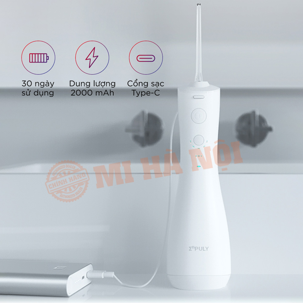 Máy Tăm Nước Xiaomi Enpuly ML8 pin 30 ngày, bình chứa nước lớn 250ml Hàng chính hãng