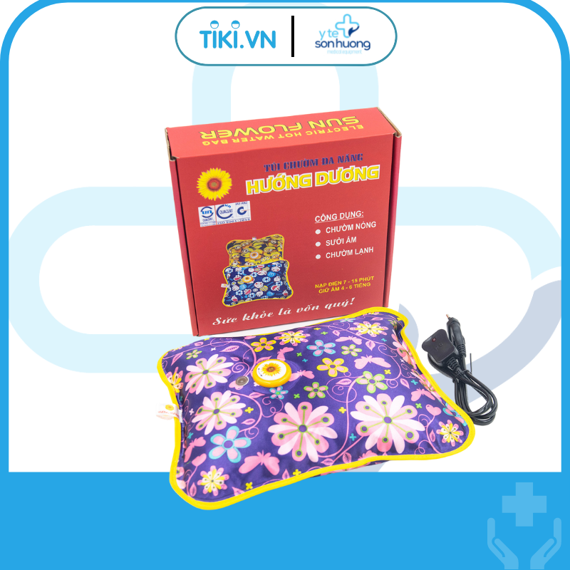Túi chườm đa năng Hướng Dương 22cm x 25cm họa tiết ngẫu nhiên