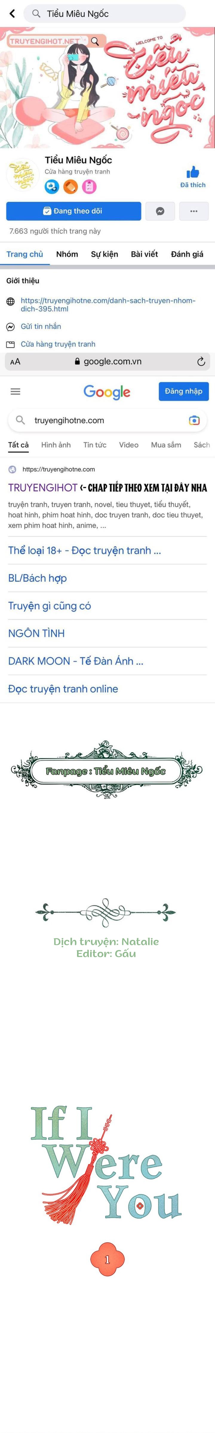 nếu tôi là bạn chapter 1 1