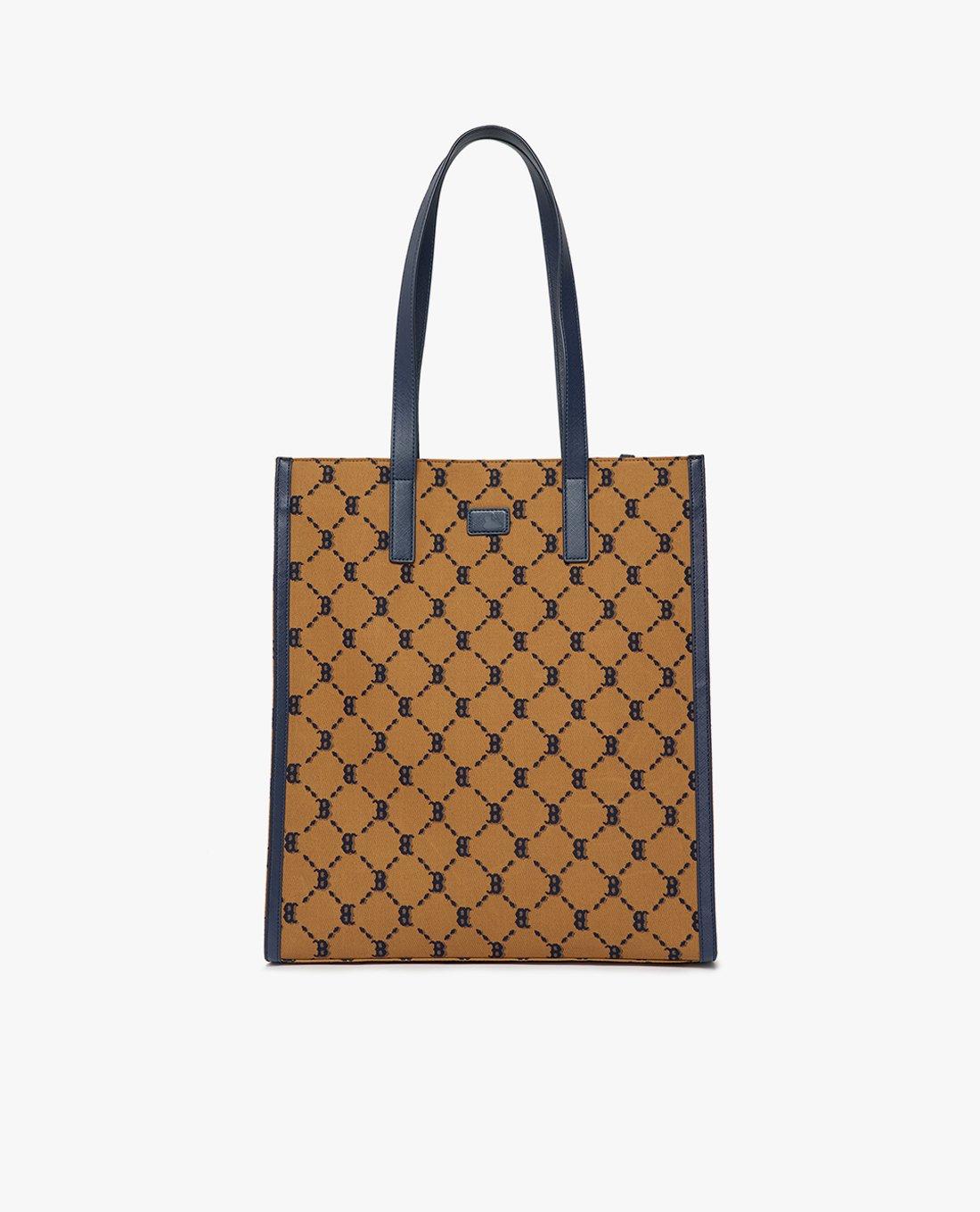 MLB - Túi tote chữ nhật Monogram Diamond Jacquard 3AORM012N