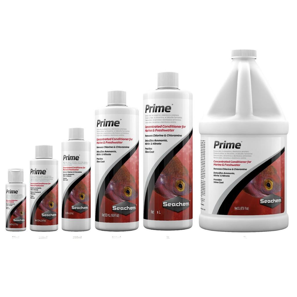 Seachem Prime 100ml - Dung Dịch Khử Clo, Nh3, No2, No3 Cho Bể Cá