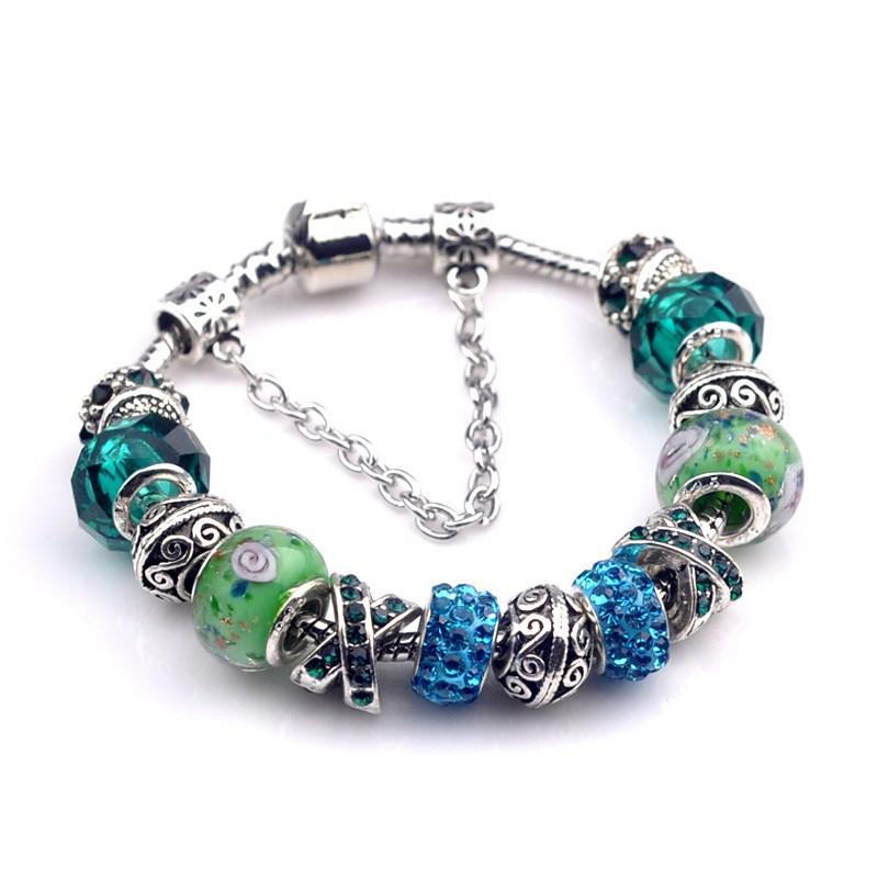 Vòng tay charm hoa mẫu mới