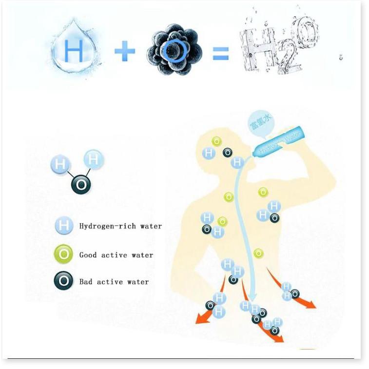 Bình giữ nhiệt ION hoá Hydrogen 450ml - Gia Dụng SG