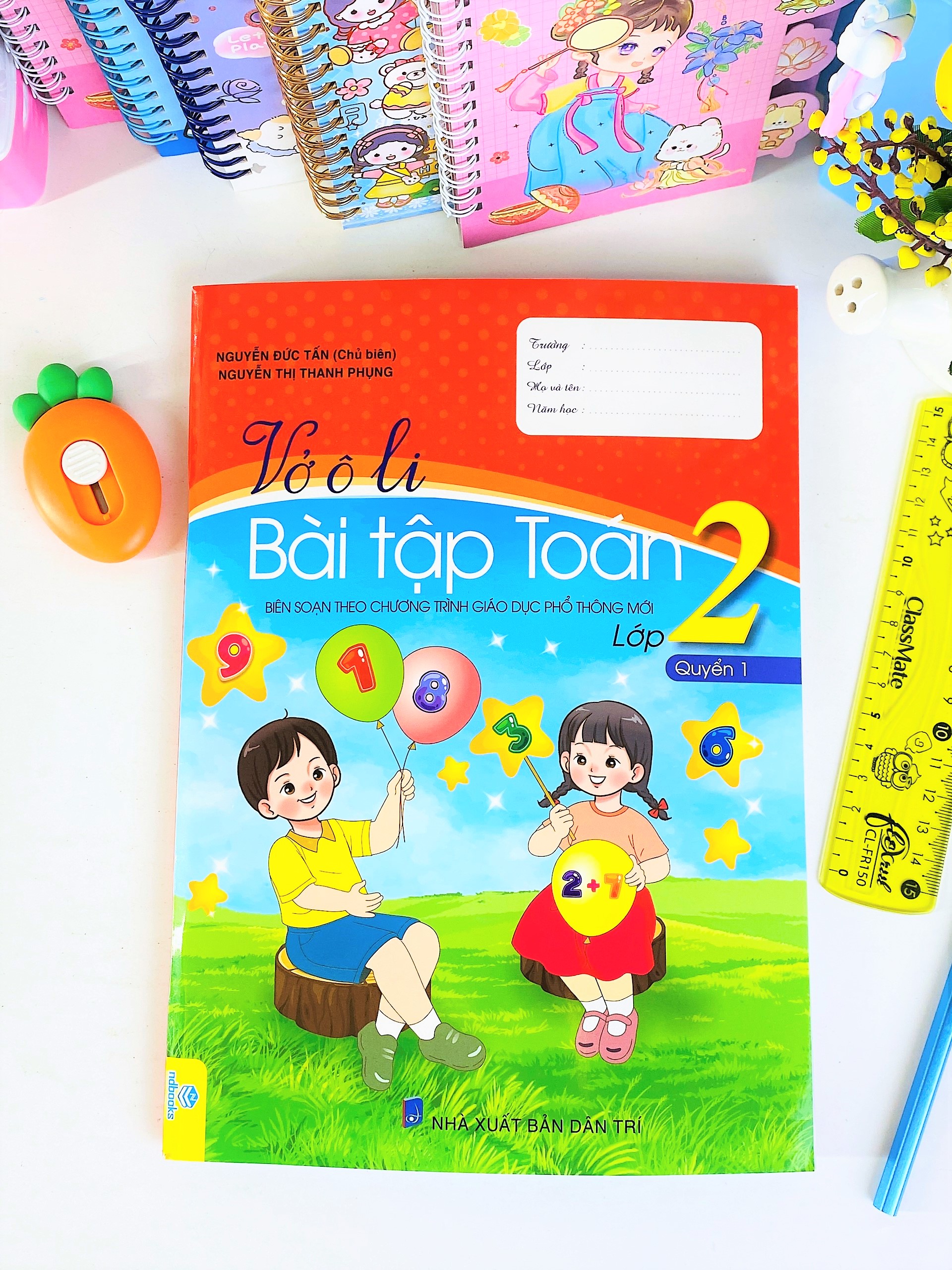 Sách - Combo 2 cuốn Vở Ô Li Bài Tập Toán 2 - ndbooks