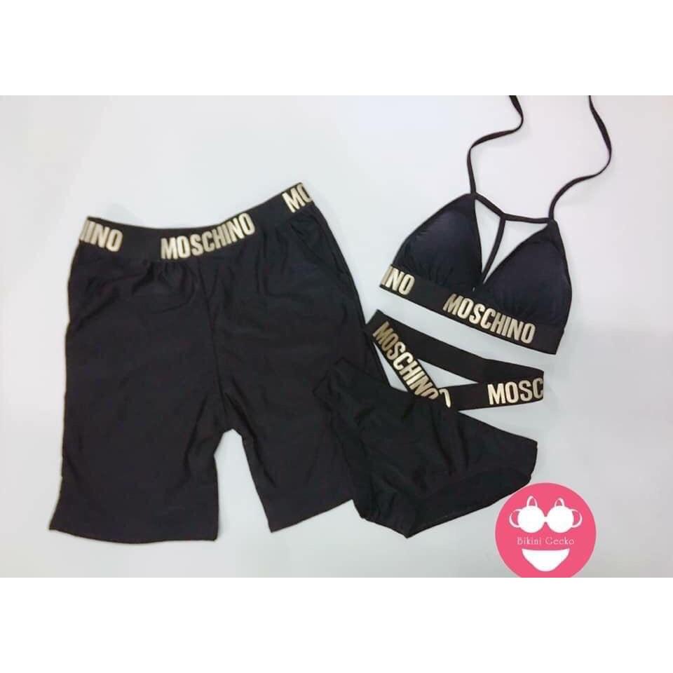 Bikini , Cuple Đôi Nam Nữ Đi Biển Moschia Đẹp- Cá Tính ODERI55