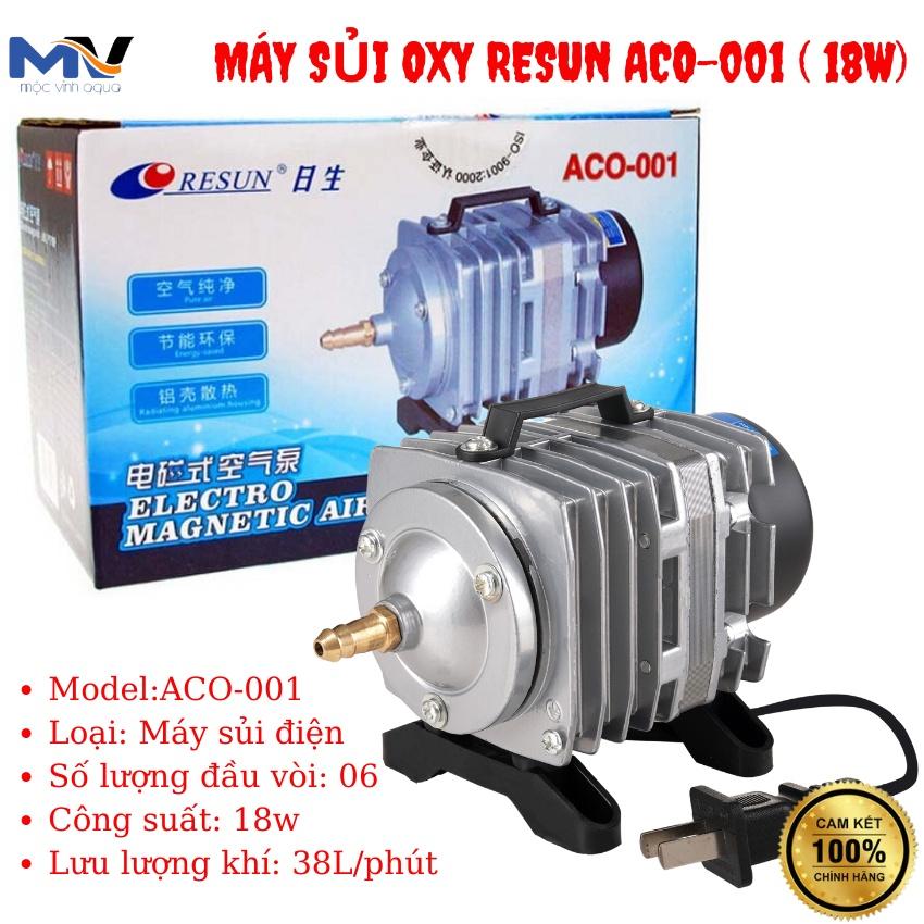 Máy Sủi Oxy Hồ Cá RESUN ACO-001  | CỬA HÀNG CÁ CẢNH VÀ THIẾT BỊ LỌC NƯỚC HỒ CÁ MỘC VINH AQUA