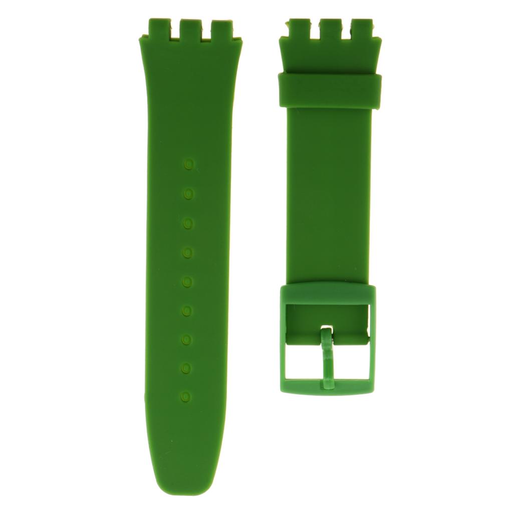Replacement Waterproof Silicone Rubber Watch Strap Band 20mm for Smart Watch