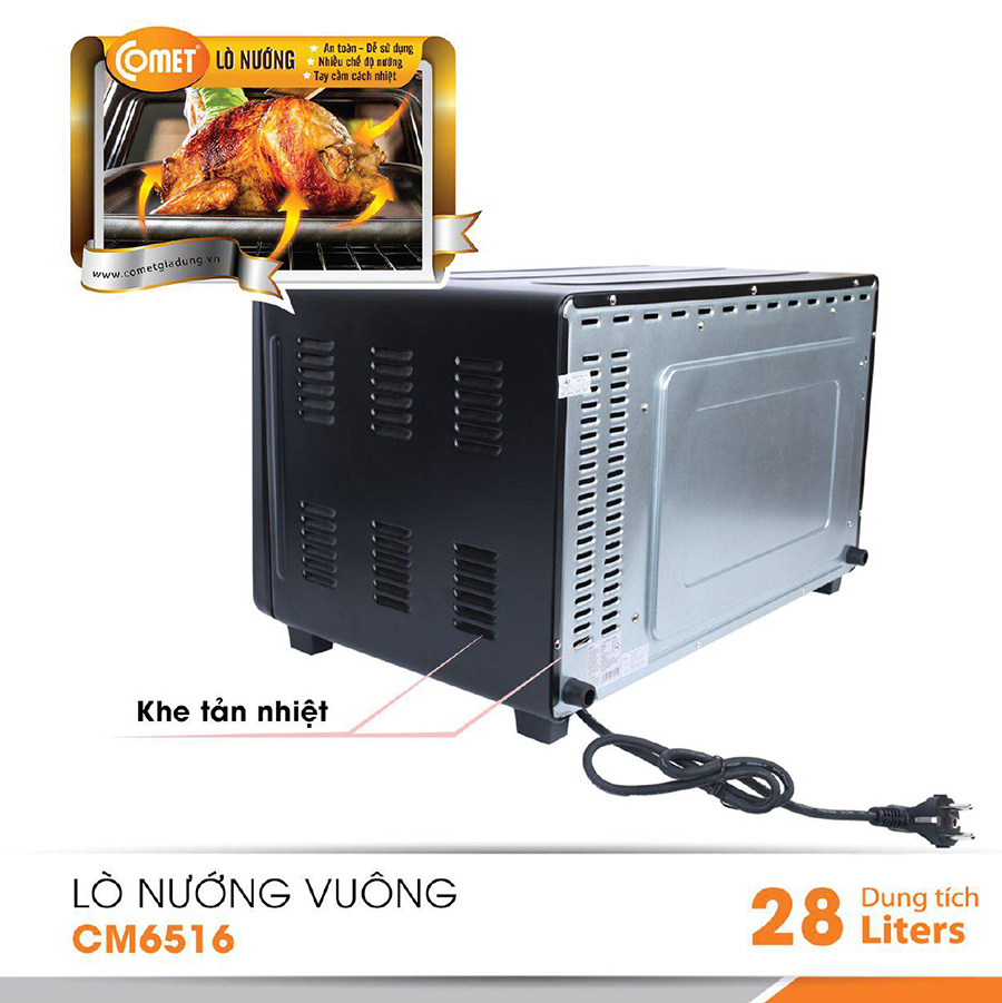 Lò Nướng Đa Năng COMET CM6516 (18 Lít) - Hàng Chính Hãng