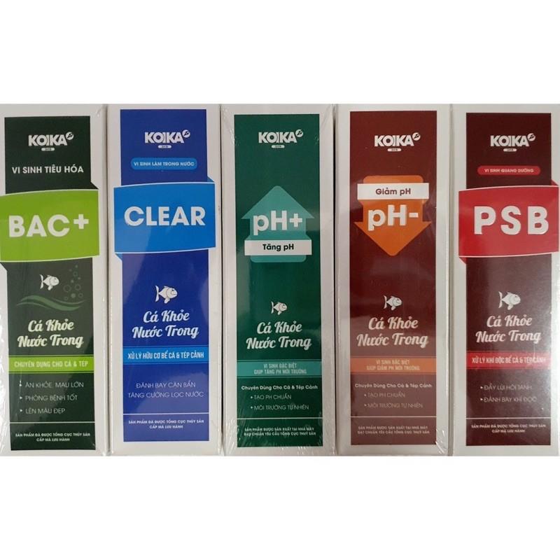 Vi Sinh KOIKA BAC+ Clear PSB Tăng giảm PH cho cá cảnh