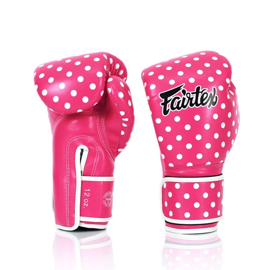 Găng tay Fairtex Boxing/Muaythai - BGV14P - Hàng chính hãng/Polka Dot