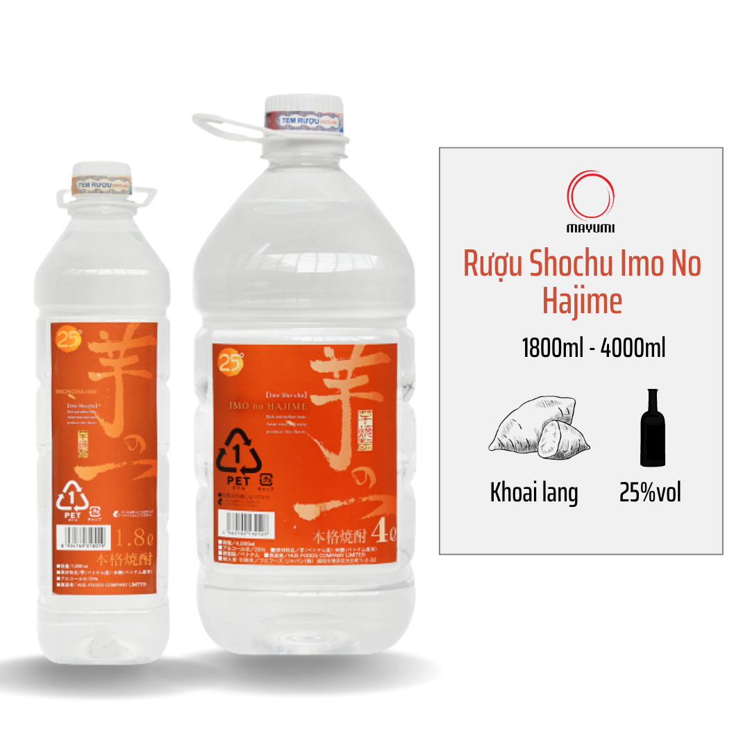 Rượu Shochu Khoai lang Imo No Hajime 25