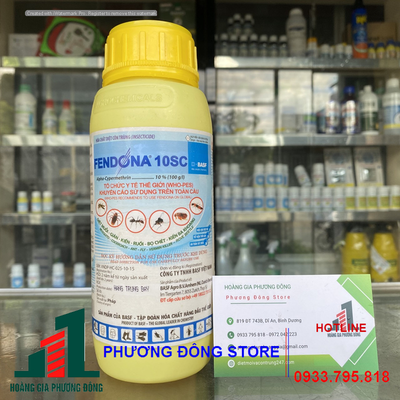 Thuốc diệt muỗi FENDONA 10SC _ chai 500ml