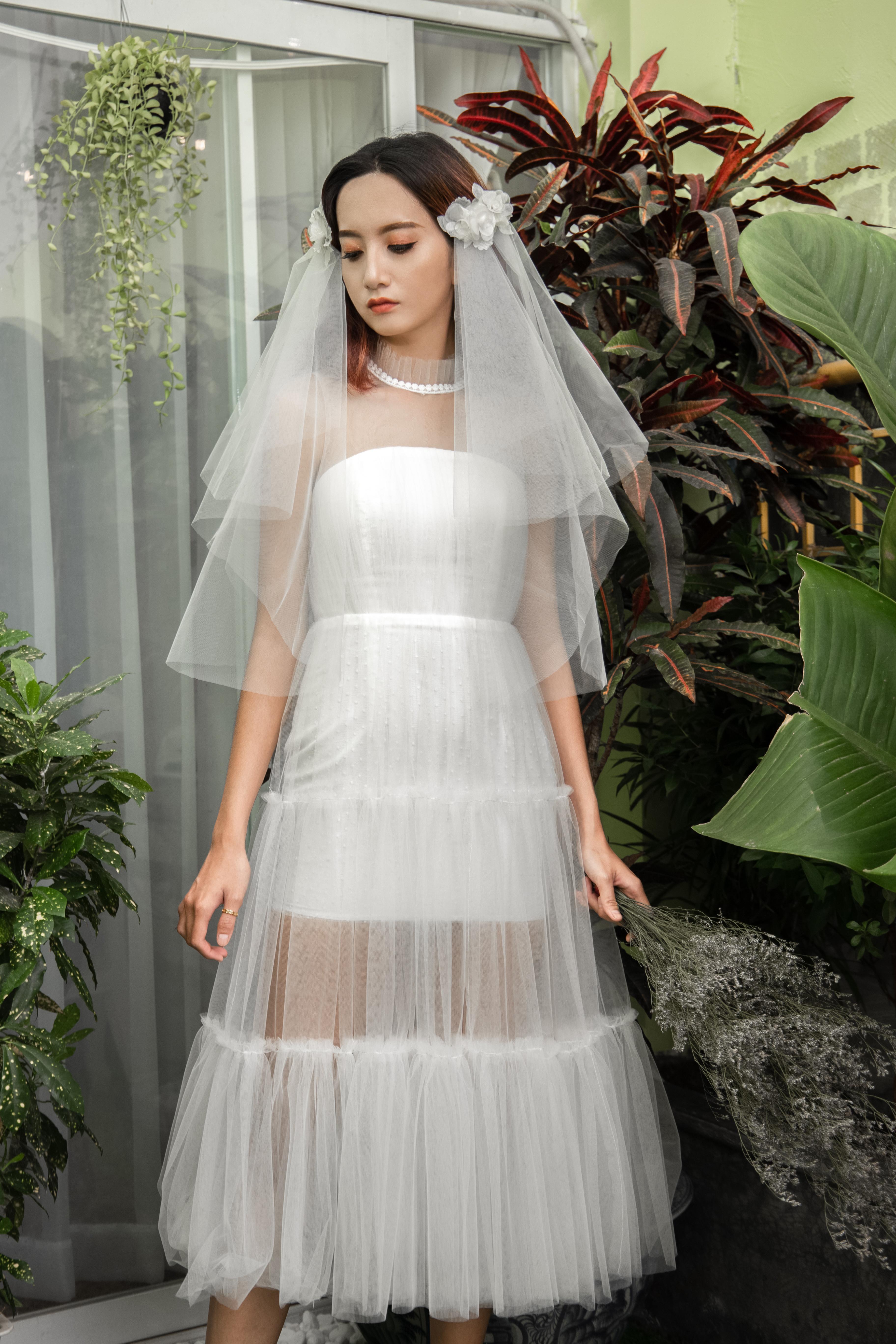 Váy cưới Bohemian trắng MỘNG MƠ