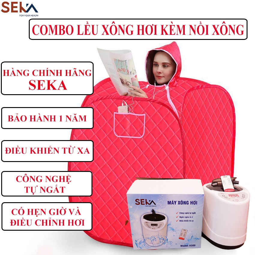 [Chính Hãng] Combo Lều + Máy Xông Hơi Cao Cấp, Chăm Sóc Sức Khỏe Seka - Không Thể Thiếu Trong Mỗi Gia Đình