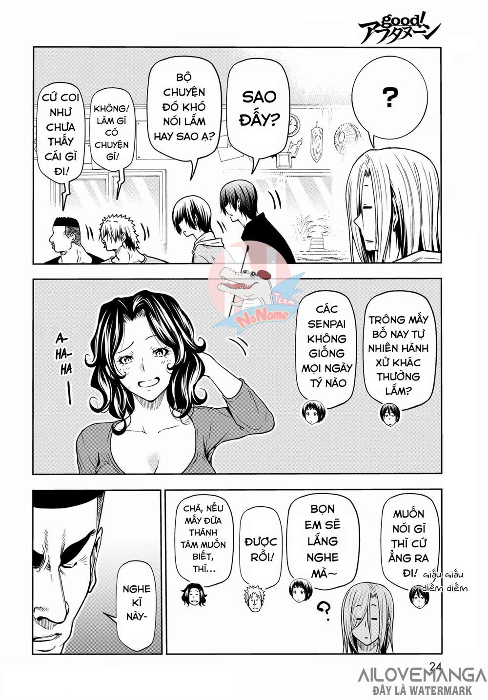 cô gái thích lặn - grand blue chapter 72.1 2