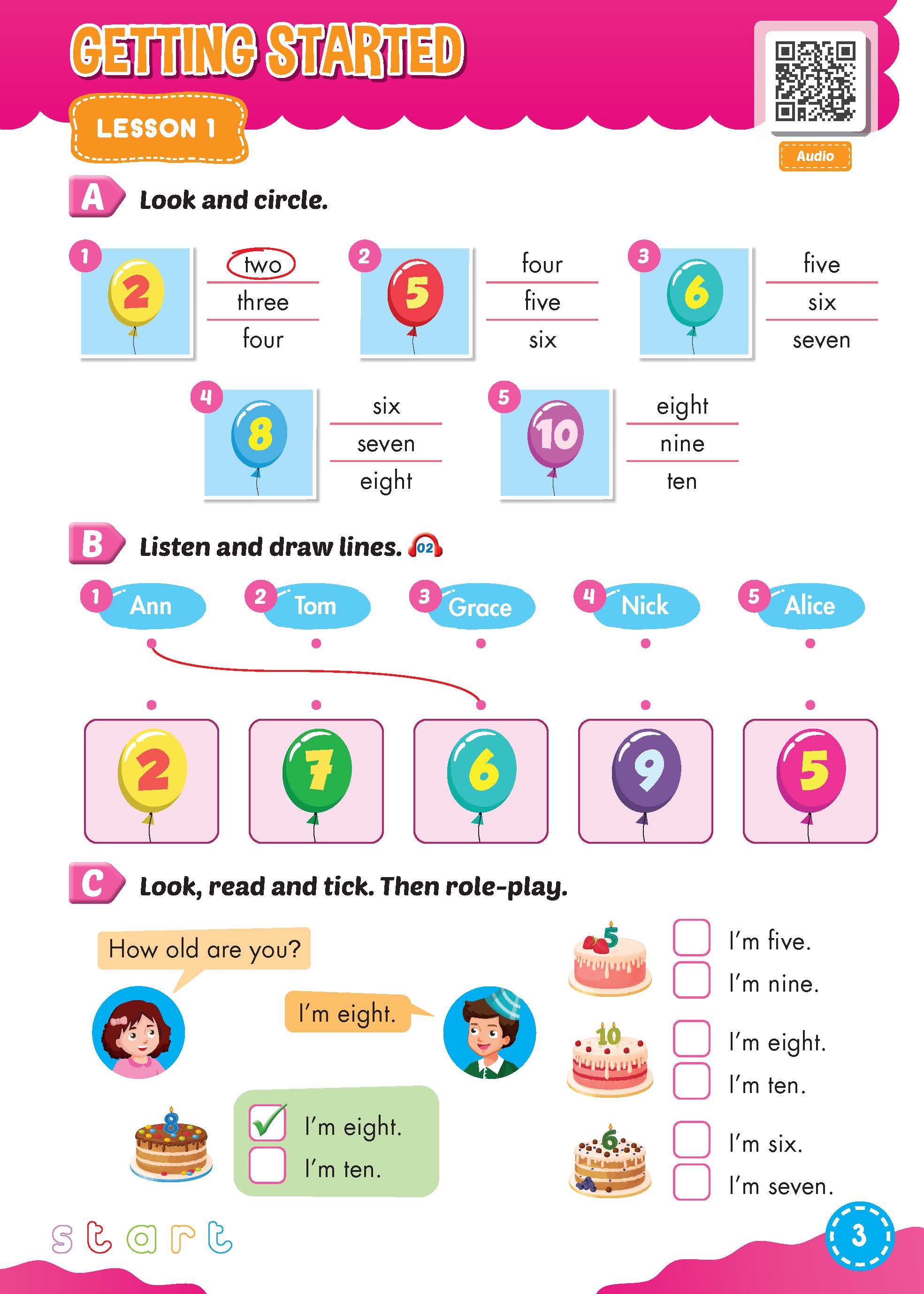 Bài tập Bổ trợ Tiếng Anh 2 i-Learn Smart Start 