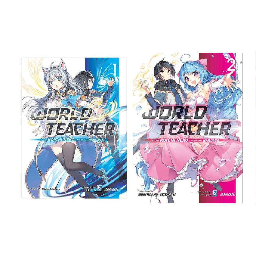 combo 2 cuốn light novel được độc giả đón đọc: World Teacher Tập 1+tập 2