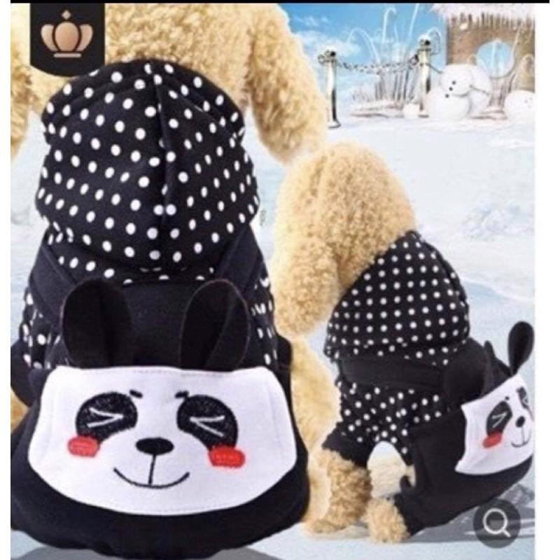 Bộ Quần Áo Gấu Panda cho chó mèo