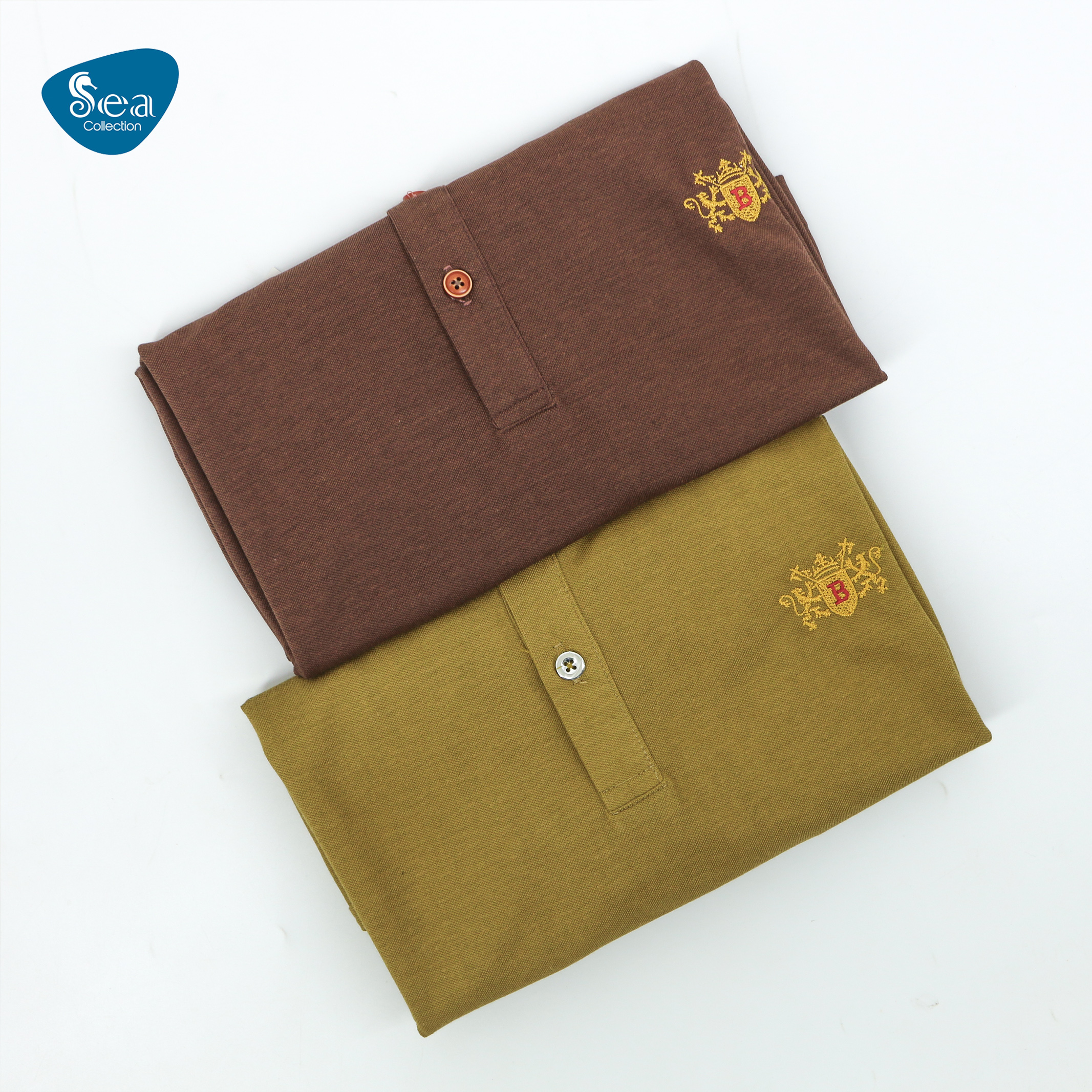 Áo Thun Polo Nam Sea Collection Thêu 7326 Phối Cổ
