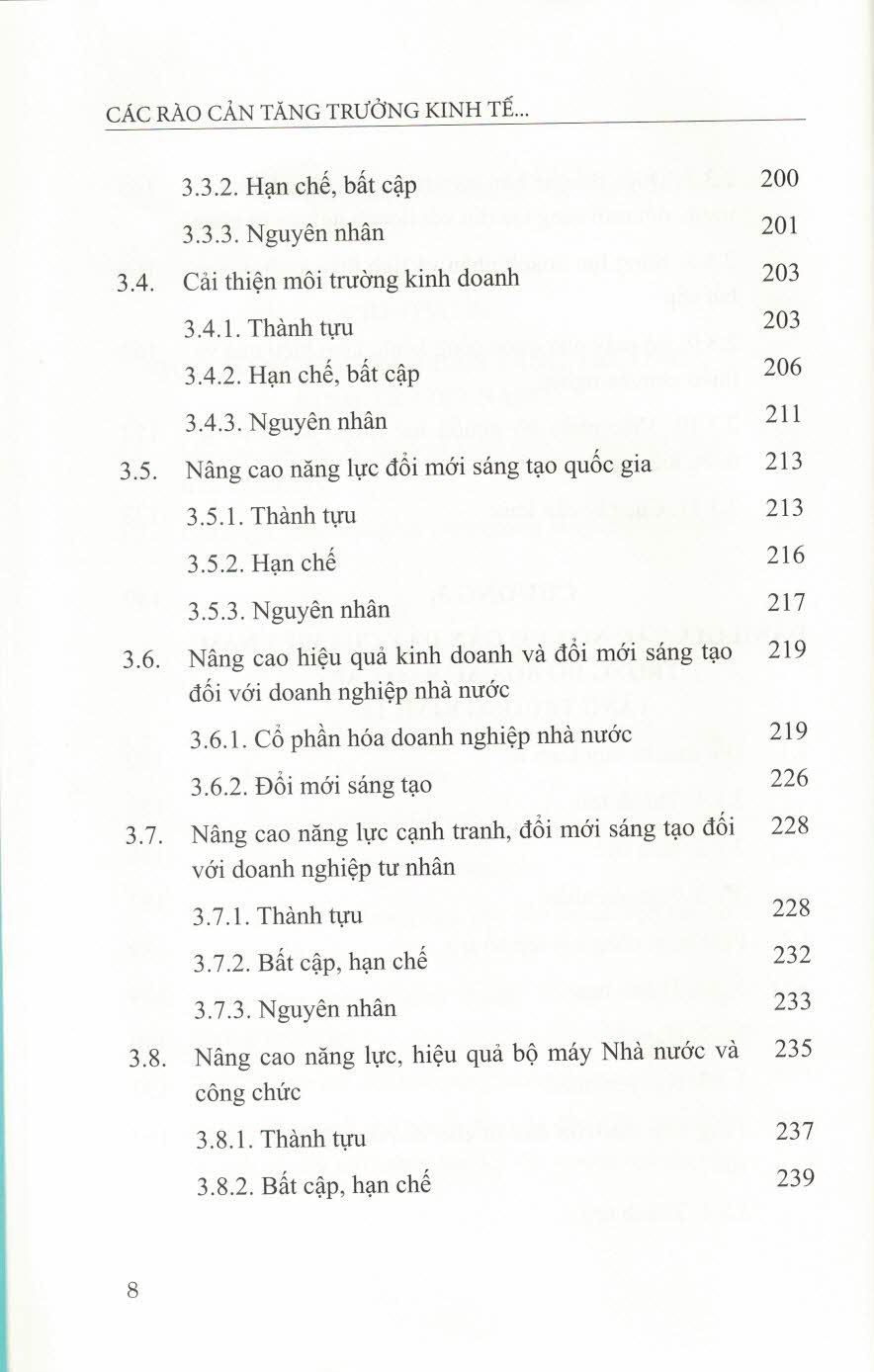 Các Rào Cản Tăng Trưởng Kinh Tế Việt Nam - Nhận Dạng Và Giải Pháp Dỡ Bỏ Trong Bối Cảnh Mới (Sách chuyên khảo)