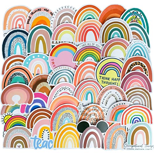 Set 30-60 Rainbow sticker - sticker cầu vồng