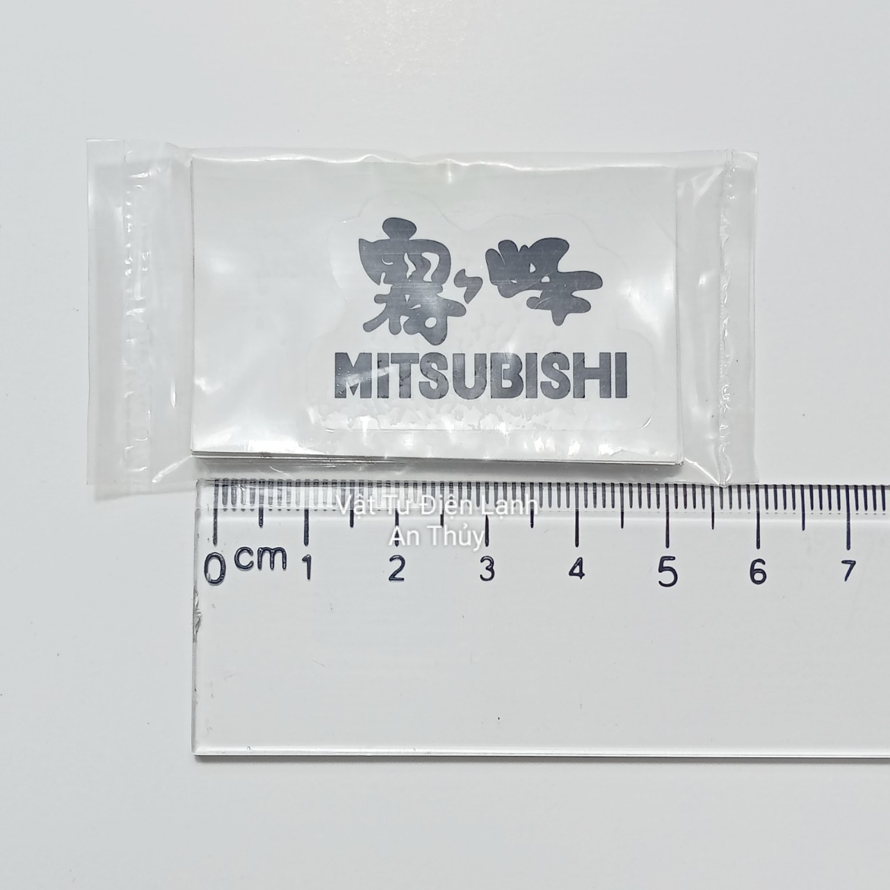 Combo 10 tem MITSUBISHI dán đầu lạnh chữ đen - Tem dán mặt lạnh điều hòa - Tem dán mặt lạnh máy lạnh - Tem decan điều hòa