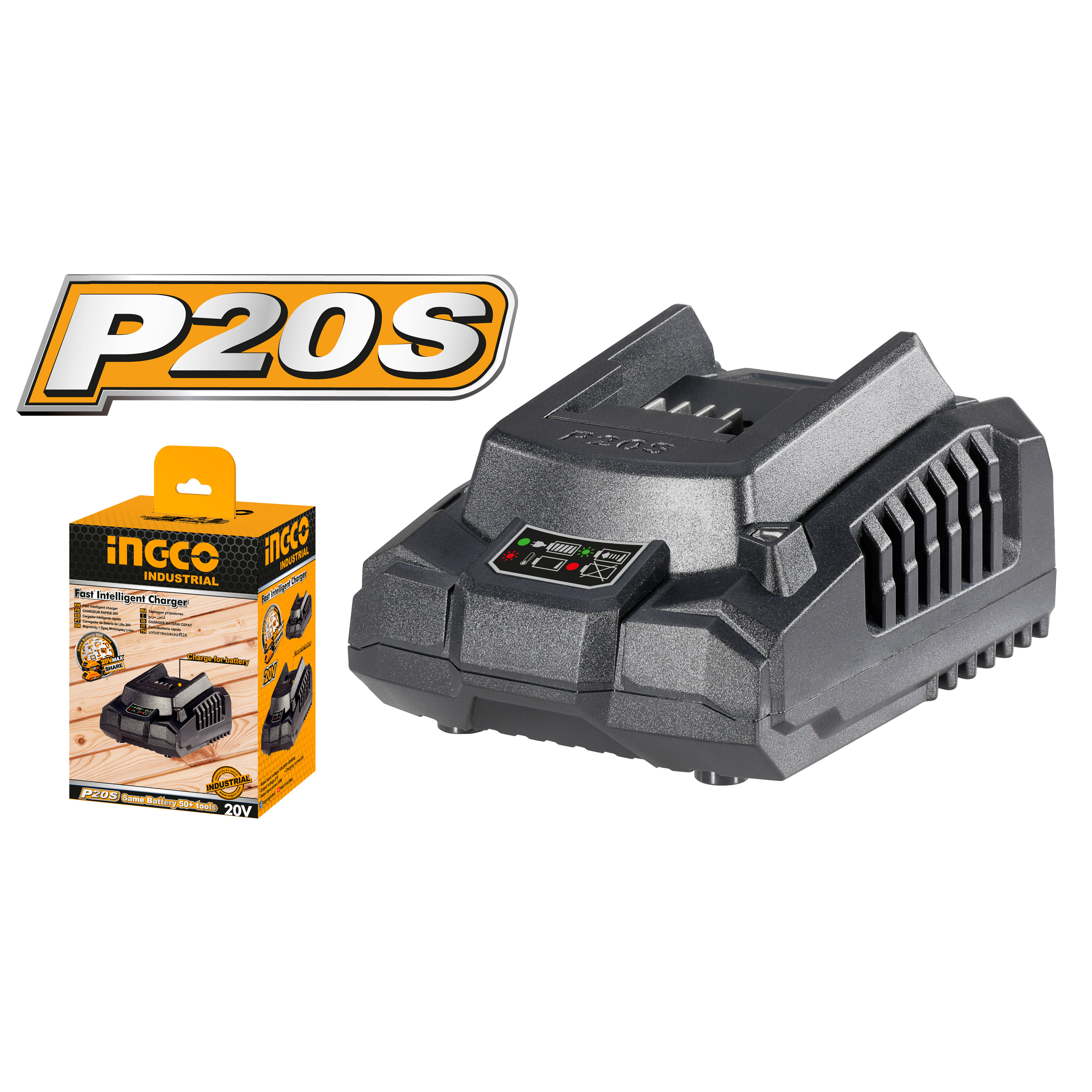 Đế sạc pin 20V INGCO FCLI2001
