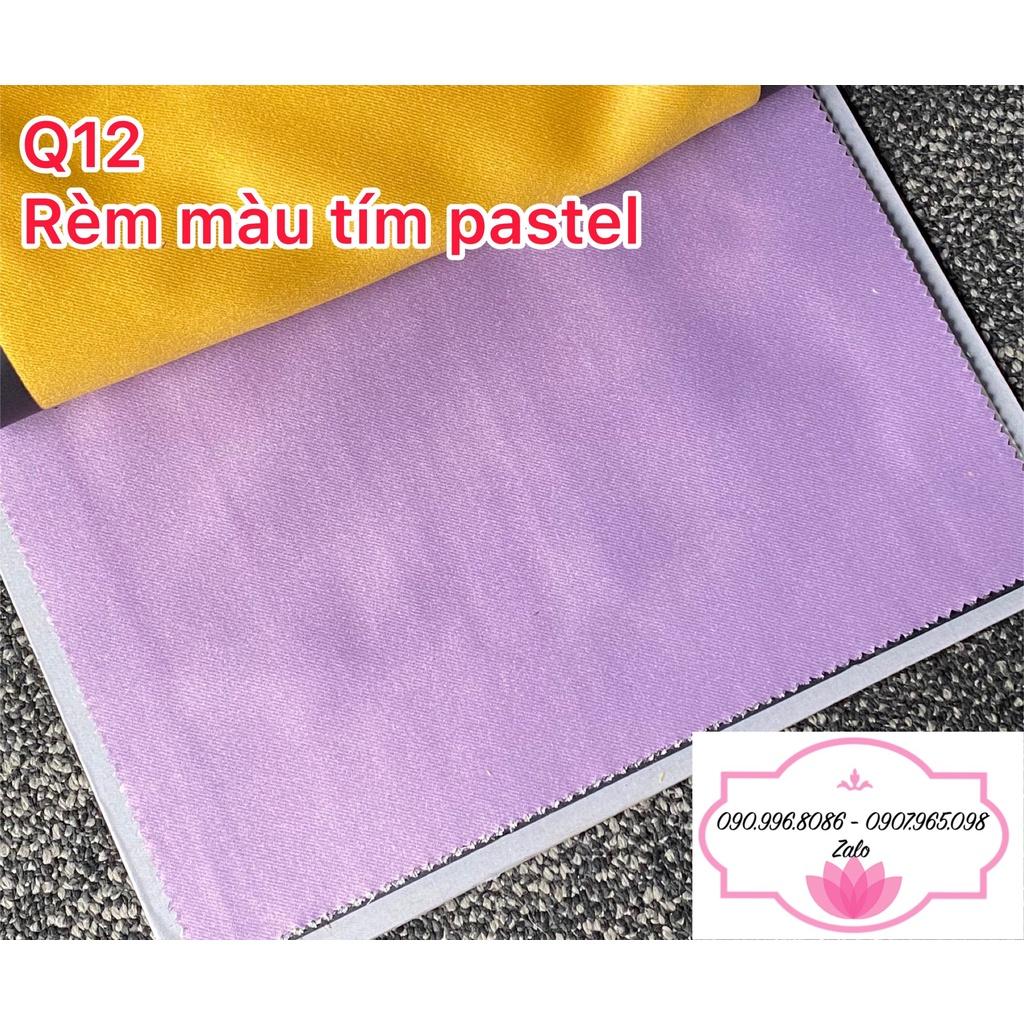 Rẻ vô địchRèm cửa gấm bố màu TÍM MỘNG MƠRèm cửa đi cửa sổ nhiều kích thước sẵn khoen cắt chiều cao miễn phí