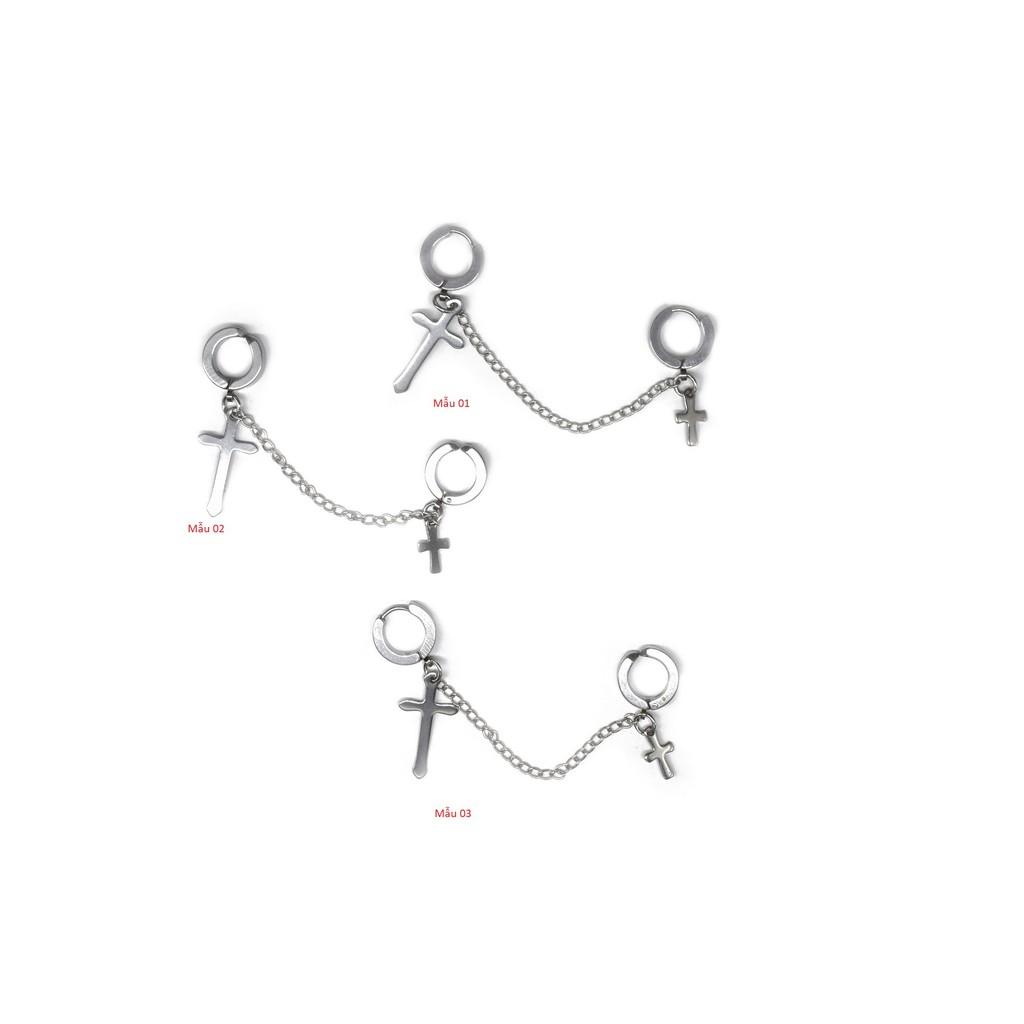 COMBO Khuyên Tai Tua Rua kẹp vành