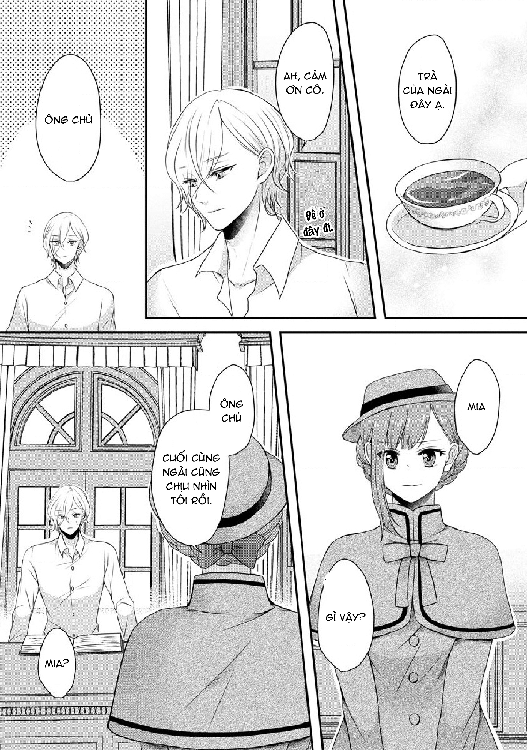 cô hầu dễ thương cùng chàng quý tộc điển trai chapter 6.2 8