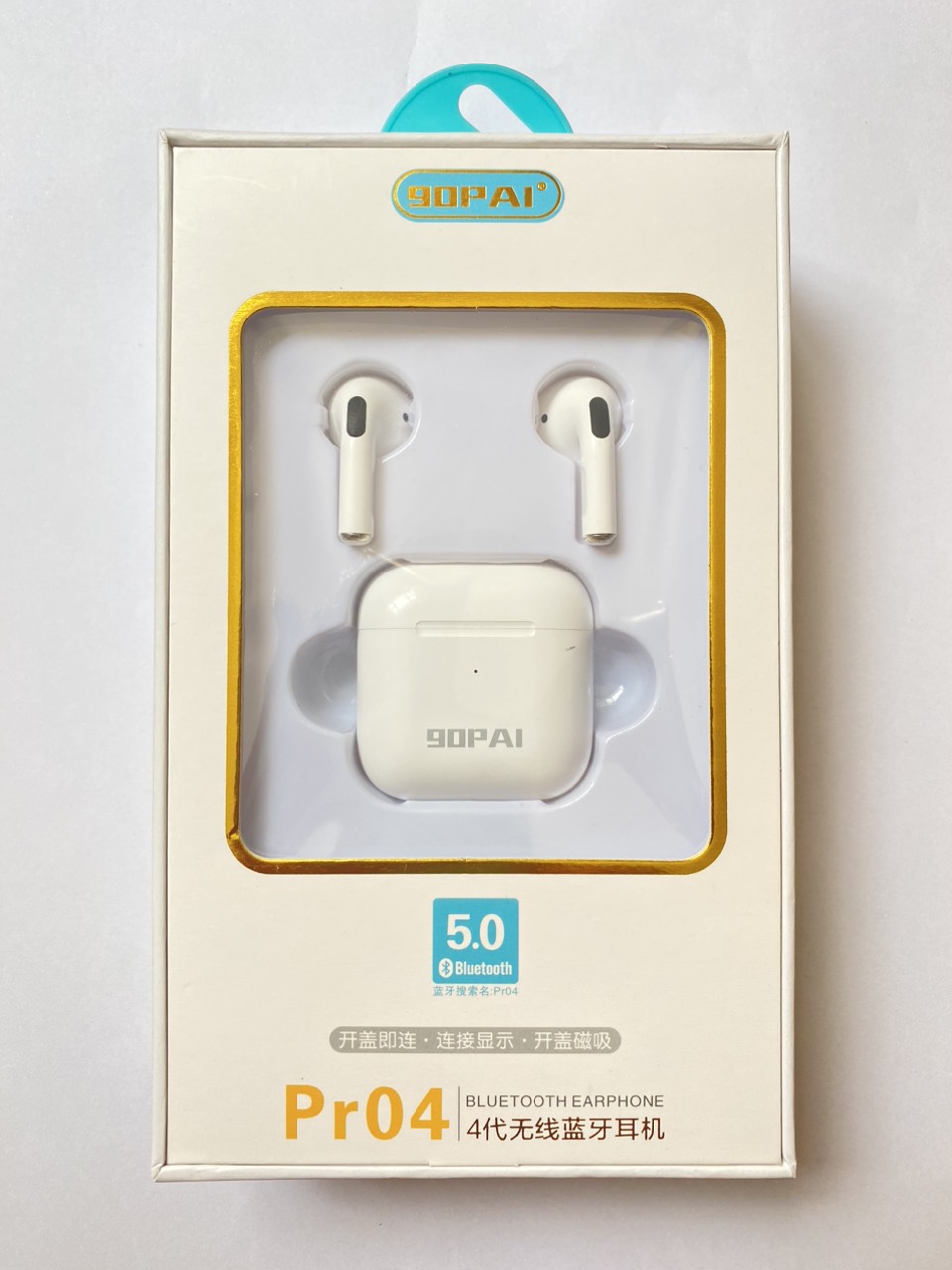 Tai nghe Truewireless 90PAI Pr04 Bluetooth 5.0, thiết kế nhỏ gọn dễ mang đi, nghe và đàm thoại 2 tai, nút bấm cảm ứng - hàng chính hãng