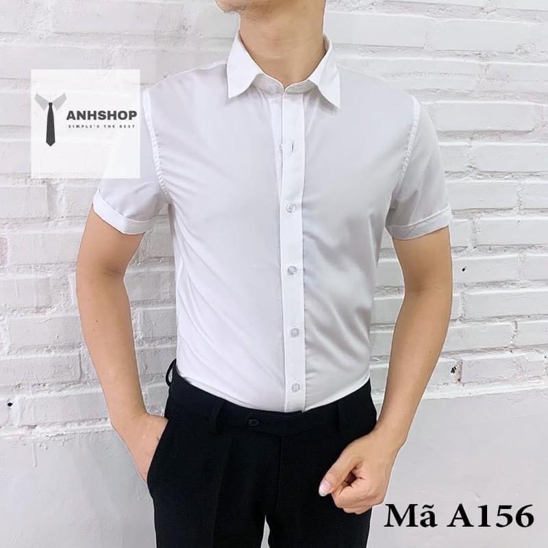 BÁN SỈ SƠ MI NAM NGẮN TAY CHẤT COTTON LỤA K NHĂN NHÀU CHẤT MÁT