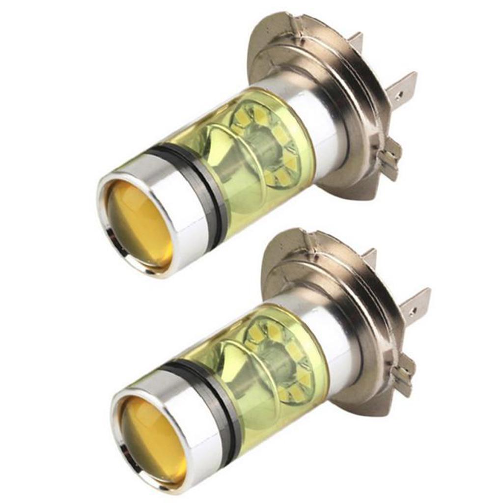2x Mini Car   LED   Yellow 2323  Fog Driving Light Bulb