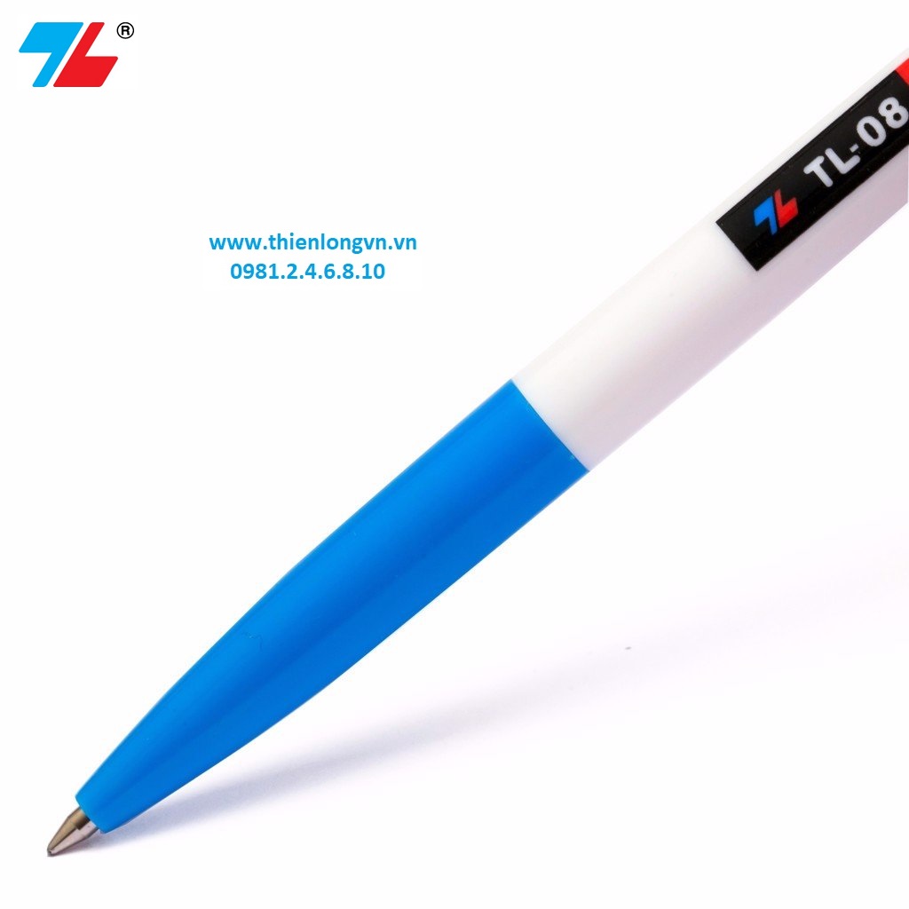 Hộp 20 cây bút bi bấm Thiên Long - TL08 màu xanh