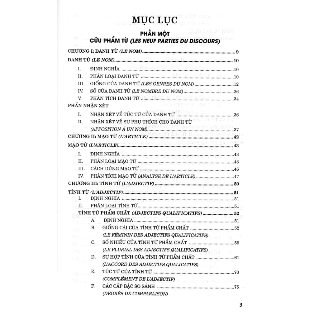 Văn Phạm Pháp Văn - Grammaire Francaise (Có Phần Bài Tập Và Bài Sửa)