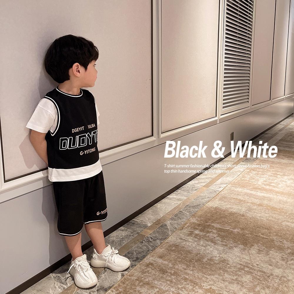 BS57 Size 90-130 (9-30Kg) Đồ bộ cho bé trai - Áo Thun + Quần vải cho bé HÀNG QUẢNG CHÂU