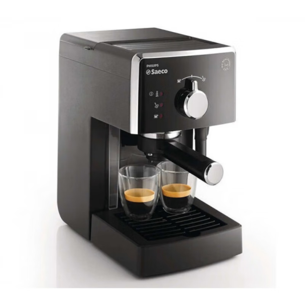 Máy pha cà phê Philips café Espresso tạo bọt sữa, bán tự động HD8323/05 Philips Saeco Poemia 850W áp suất 15Bar - Hàng nhập khẩu