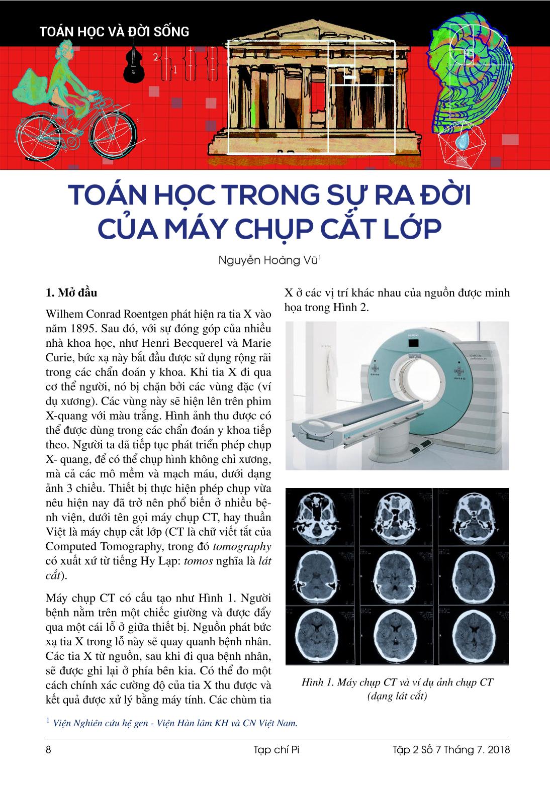 Tạp chí Pi- Hội Toán học Việt Nam số 7/tháng 7 năm 2018