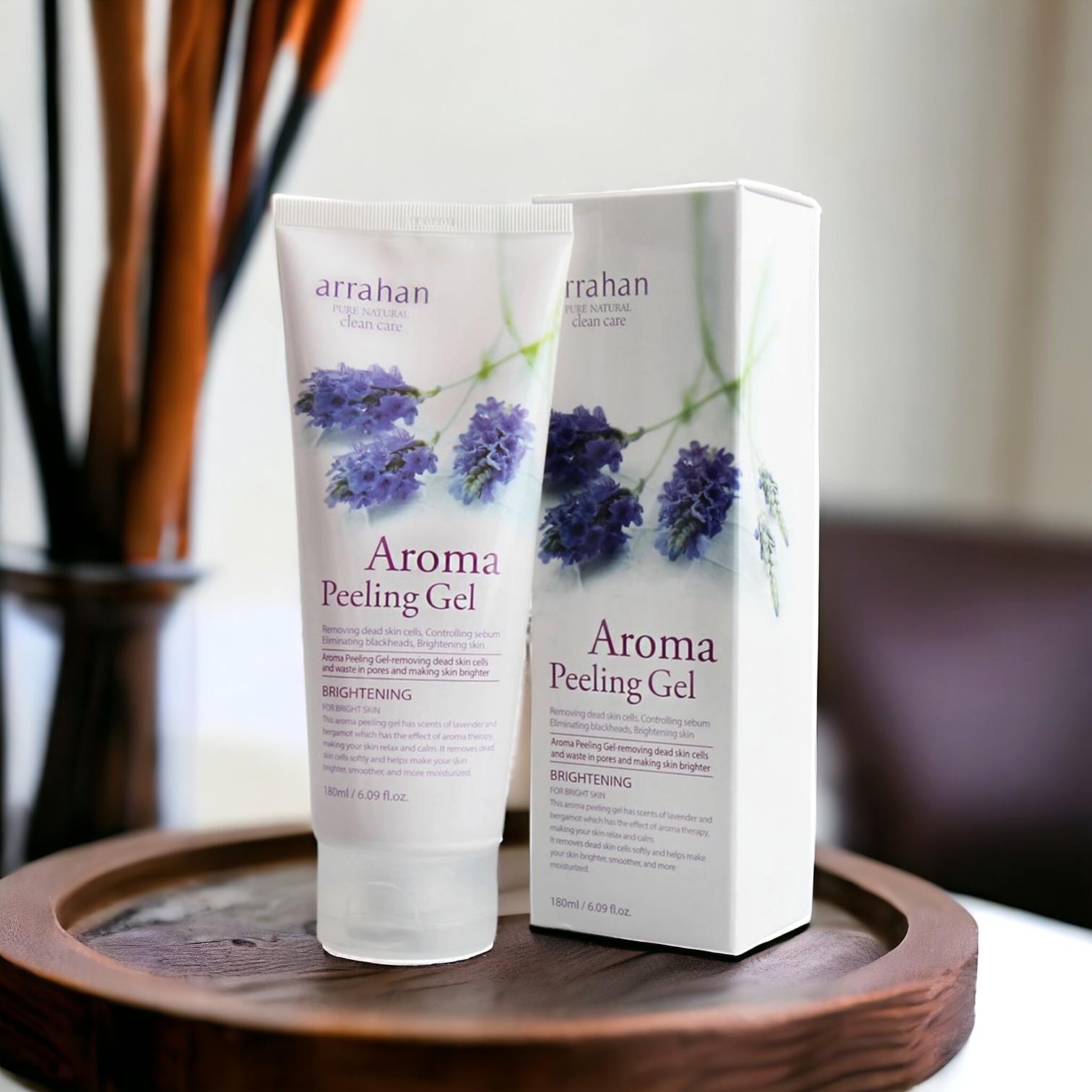 Tẩy da chết Arrahan Aroma Peeling Gel Lavender - Tím