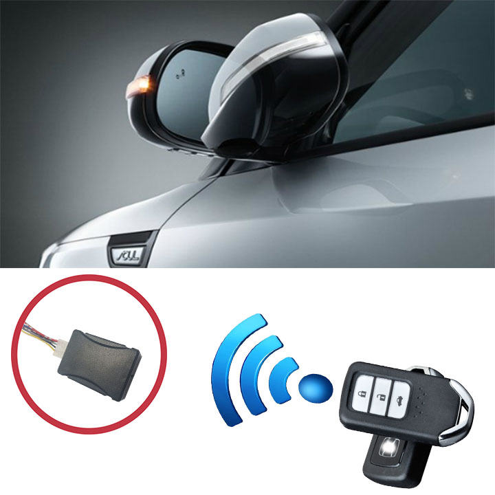 Bộ Modul gập gương chiếu hậu điện tự động dành cho xe ô tô GG-01