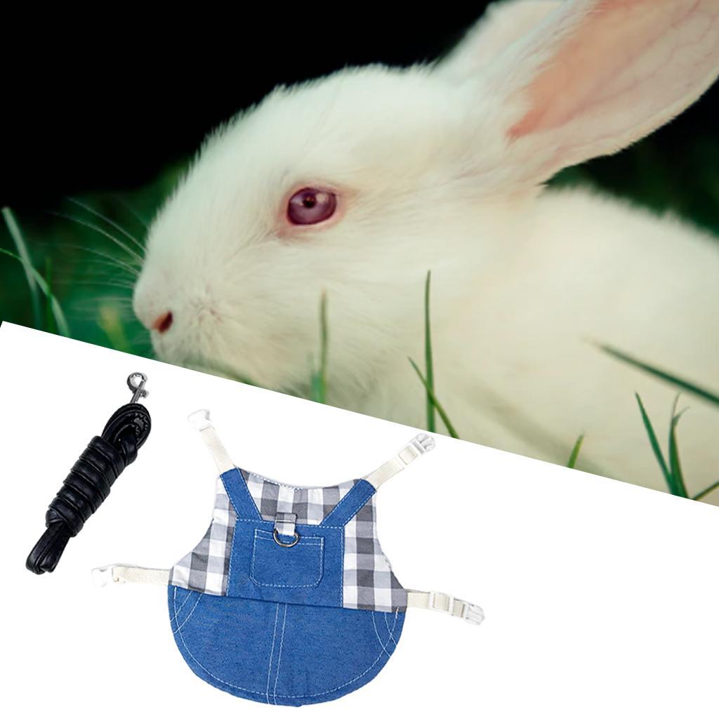 Rabbit Vest Harness Soft Breathable Jacket Coat for Walking Pet Supplies