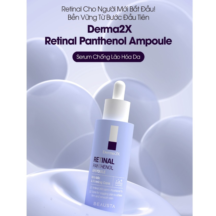 Tinh Chất Beausta Derma2X Retinal Panthenol Ampoule 50ml