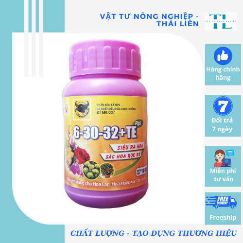 Phân Bón Lá Đầu Trâu Siêu Ra Hoa 6-30-32+TE Plus Kích thích ra hoa đậu trái