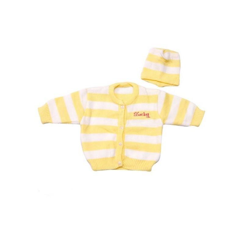 Bộ áo len và mũ cho bé từ ss- 6 tháng tuổi