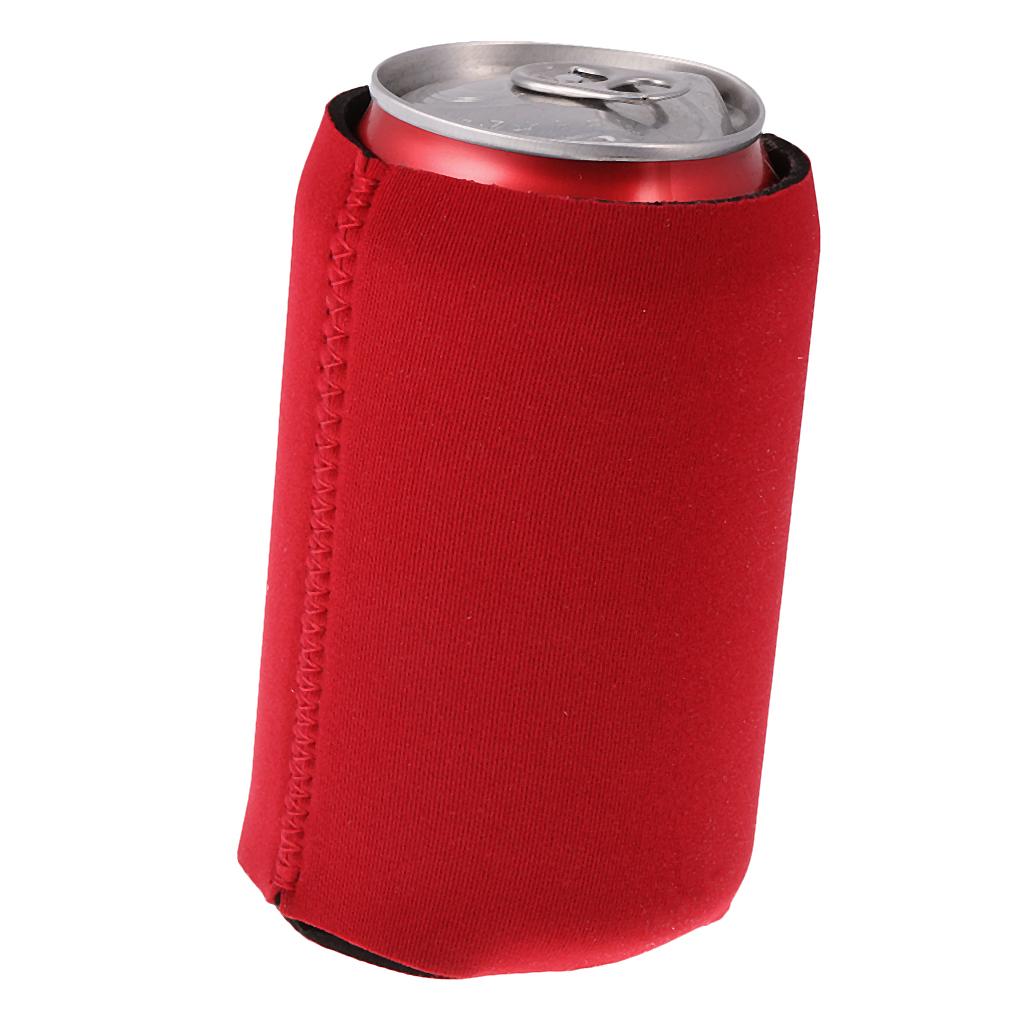 7Pcs Neoprene Cooling Beer Drinks Bottle Tin Can Cooler Sleeve Holder Cover