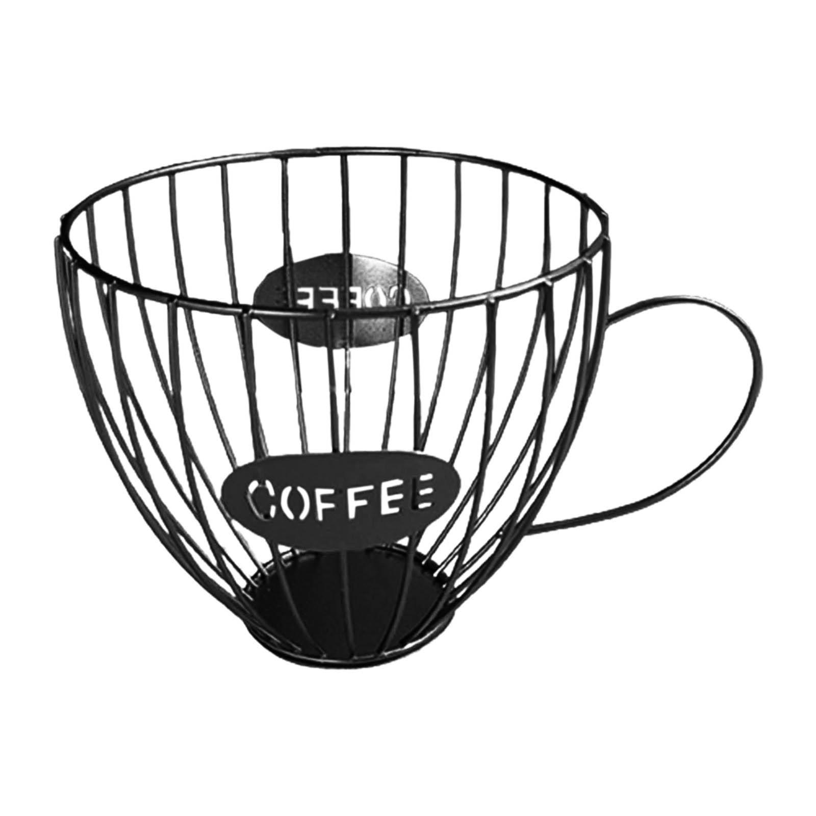 Multiuse Coffee Pod Holder Storage Iron Coffee Pod Organizer for Coffee Bar