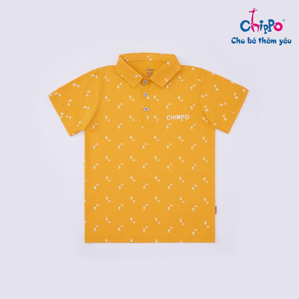 Áo Polo Chippo cho bé trai chất liệu 100% Cotton áo thun sơ mi đi học cho bé từ 6 đến 10 tuổi (22-33Kg)