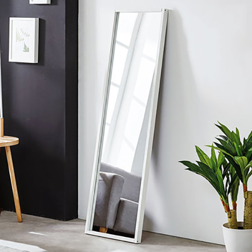 [SIZE40x1M65] GƯƠNG SOI TOÀN THÂN CÓ CHÂN ĐỨNG MÀU TRẮNG - STANDING MIRROR WHITE-40CM